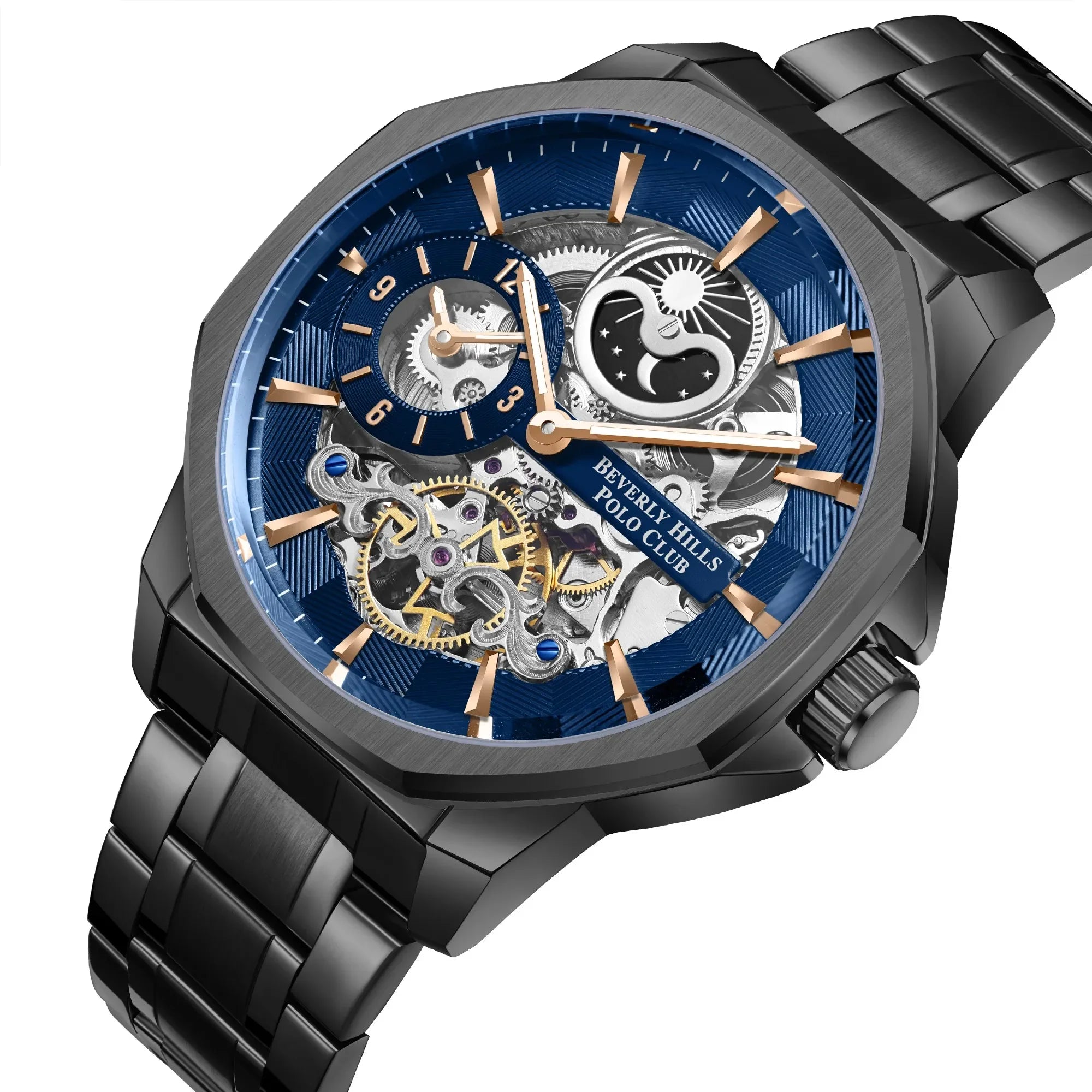 BEVERLY HILLS POLO CLUB AUTOMATIC WATCH FOR MEN